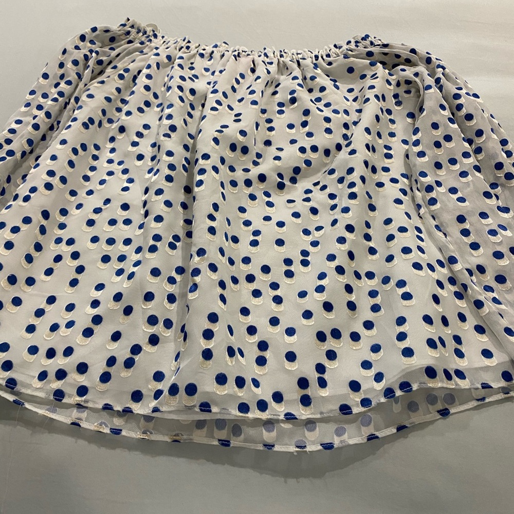 Lilly Pulitzer off the shoulder dot top size small